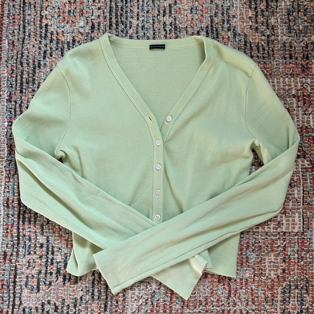 Brandy Melville light green cardigan